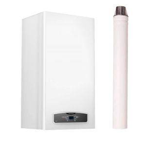 Газовый котел Ariston Cares XC 10 FF в комплекте с дымоходом