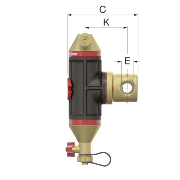 Комбинированный сепаратор Flamcovent Clean Smart 1