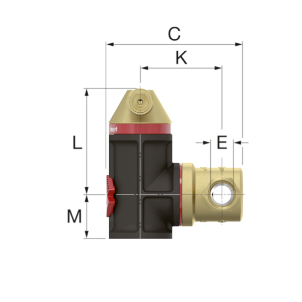 Сепаратор воздуха Flamcovent Smart 1