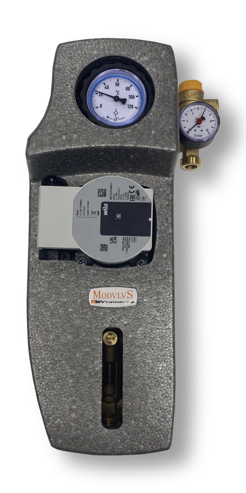 Насосная группа S1 SOLAR Para 25/8 (ШИМ управление) Насосная группа S1 SOLAR Para 25/8 (ШИМ управление)