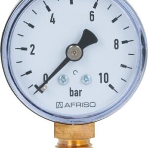 Манометр RF 50, fi50 мм, 0÷10 бар, НР1/4″, rad, кл. 2,5