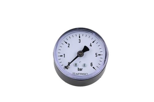 Манометр RF 50, fi50 мм, 0÷6 бар, НР1/4″, ax, кл. 2,5 Манометр RF 50, fi50 мм, 0÷6 бар, НР1/4″, ax, кл. 2,5