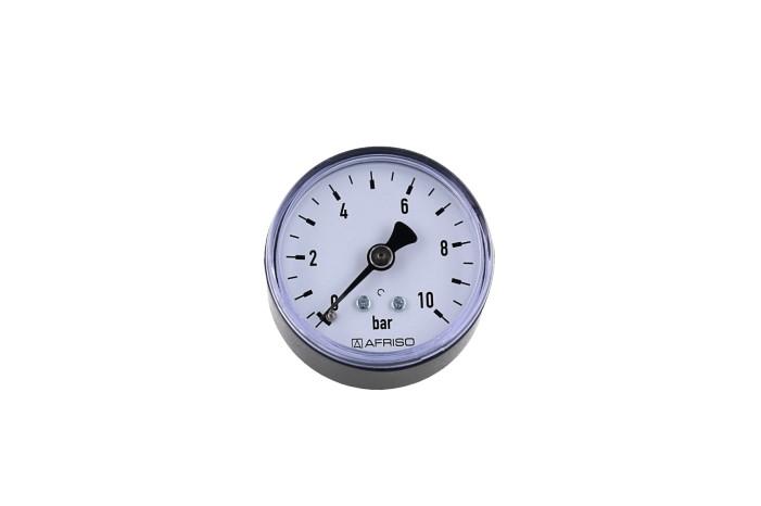 Манометр RF 50, fi50 мм, 0÷10 бар, НР1/4″, ax, кл. 2,5 Манометр RF 50, fi50 мм, 0÷10 бар, НР1/4″, ax, кл. 2,5