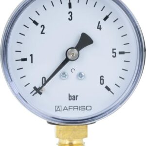 Манометр RF 63, fi63 мм, 0÷6 бар, НР1/4″, rad, кл. 2,5