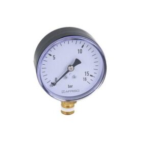 Манометр RF 63, fi63 мм, 0÷16 бар, НР1/4″, rad, кл. 2,5