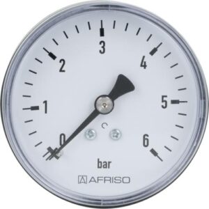 Манометр RF 63, fi63 мм, 0÷6 бар, НР1/4″, ax, кл. 2,5
