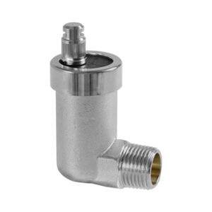 Автоматический воздухоотводчик угловой НР1/2″ с AquaStop